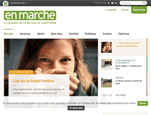Tablet Screenshot of enmarche.be